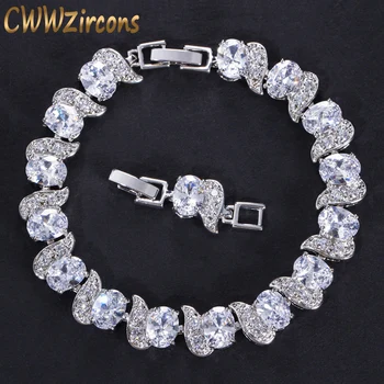 CWWZircons Top Quality Stunning CZ Women Fashion Jewelry Clear White Cubic Zirconia Stone Bracelet for Ladies Gift CB176
CWWZircons Top Quality Stunning CZ Women Fashion Jewelry Clear White Cubic Zirconia Stone Bracelet for Ladies Gift CB176