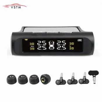 TPMS Car Tyre Pressure Monitoring System With 4 Sensor Solar Power Digital LCD Display Auto Security Alarm Systems Tyre Pressure
TPMS Car Tyre Pressure Monitoring System With 4 Sensor Solar Power Digital LCD Display Auto Security Alarm Systems Tyre Pressure