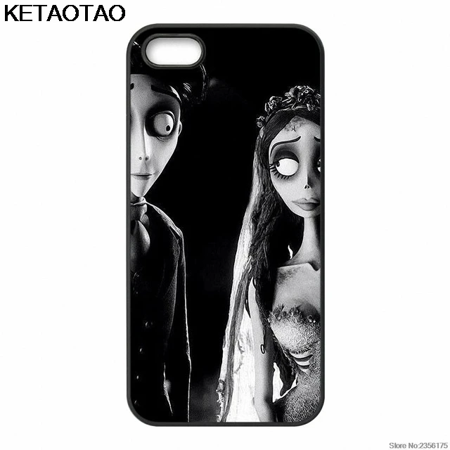 KETAOTAO Tim Burton's Corpse Bride милые чехлы для телефонов iPhone 4S 5C 5S 6S 7 8 Plus XR XS Max XCase Мягкий ТПУ