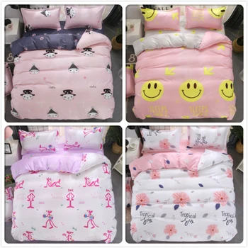 Top Quality Soft Comfortable Cotton Duvet Cover Sheet Pillowcase 3/4 pcs Bedding Set Adult Kids Bed Linen Single Queen King Size
Top Quality Soft Comfortable Cotton Duvet Cover Sheet Pillowcase 3/4 pcs Bedding Set Adult Kids Bed Linen Single Queen King Size