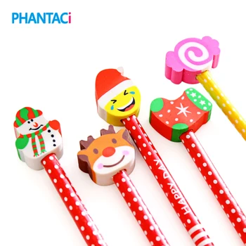 6 pcs/lot Merry Christmas Style Pencils With Eraser For Kid Cute Kawaii Wooden Writing Standard Pencil School Supplies Stationer
6 pcs/lot Merry Christmas Style Pencils With Eraser For Kid Cute Kawaii Wooden Writing Standard Pencil School Supplies Stationer
