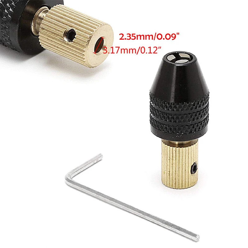 3.17mm 2.35mm Electric Motor Shaft Mini Chuck Fixture Clamp 0.3mm-3.5mm Small To Drill Bit Micro Chuck Fixing Device
3.17mm 2.35mm Electric Motor Shaft Mini Chuck Fixture Clamp 0.3mm-3.5mm Small To Drill Bit Micro Chuck Fixing Device