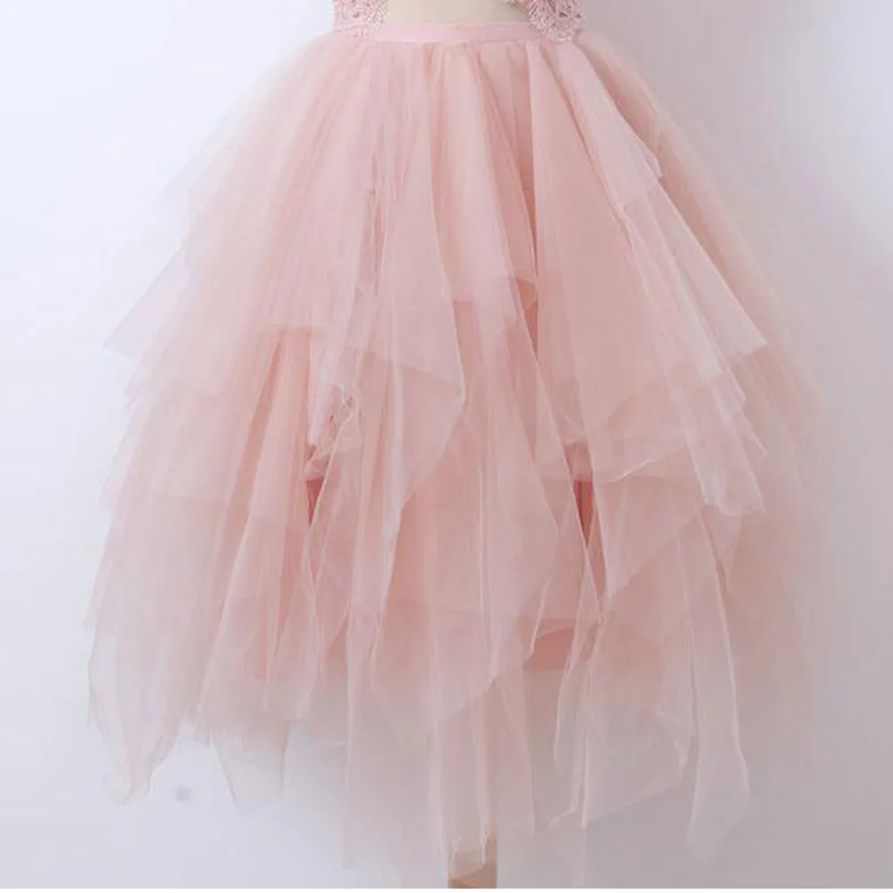 Blush Pink Asymmetrical Midi Tulle Skirts Women 2018 Pretty Knee Length Soft Bridesmaid Tulle Skirt Custom Made Zipper Saias
Blush Pink Asymmetrical Midi Tulle Skirts Women 2018 Pretty Knee Length Soft Bridesmaid Tulle Skirt Custom Made Zipper Saias