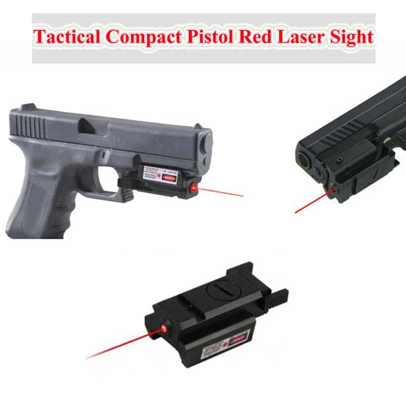 

Tactical Compact Pistol 532nm Red Dot Laser Sight Scope 20mm Rail Hunting Shooting Airsoft For 1911 G17 19 20 21 22 23 30 31 32