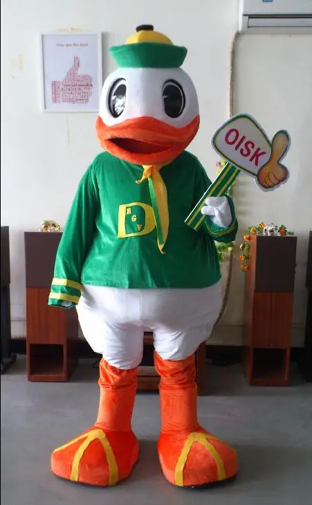 Custom Oregon Ducks Mascot Costumes Christmas Birthday Party Womens Mens Mascots Suit Fancy Dress Carnival Outfit Adult Size
Custom Oregon Ducks Mascot Costumes Christmas Birthday Party Womens Mens Mascots Suit Fancy Dress Carnival Outfit Adult Size