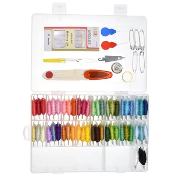 Cross Stitch Line 50 Color Boxed French DMC Embroidery Thread Winding DIY Handmade Wool Knitting Tools Scissors Needle Threader
Cross Stitch Line 50 Color Boxed French DMC Embroidery Thread Winding DIY Handmade Wool Knitting Tools Scissors Needle Threader