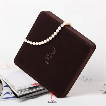 Brown Color Velvet Jewelry Pearl Box The case For Pearl Necklace Bead Casket Apply To Only 45-48cm Pearl
Brown Color Velvet Jewelry Pearl Box The case For Pearl Necklace Bead Casket Apply To Only 45-48cm Pearl
