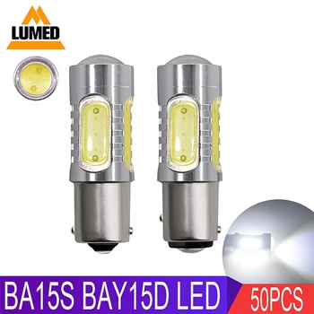 50x Car 1156 1157 T20 7440 7443 BAY15D P21/5W COB BA15S P21W 5 LED Bulb Auto Light Turn Signal Brake Tail Stop Lamp
50x Car 1156 1157 T20 7440 7443 BAY15D P21/5W COB BA15S P21W 5 LED Bulb Auto Light Turn Signal Brake Tail Stop Lamp