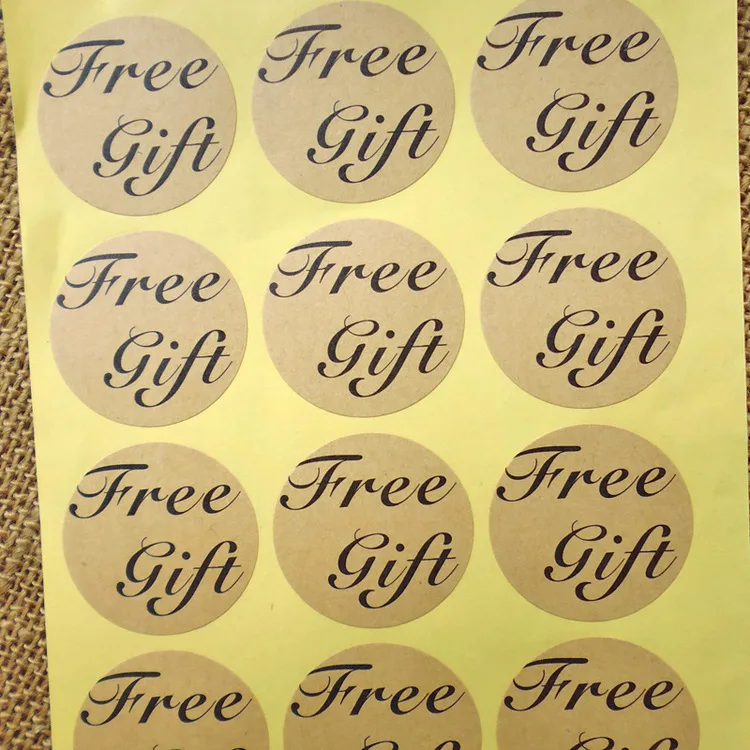120Pcs 2018 New Arrival Free Gift Circle Handmade Cake Packaging Sealing Label Kraft Sticker Baking DIY Gift Box Stickers M1060
120Pcs 2018 New Arrival Free Gift Circle Handmade Cake Packaging Sealing Label Kraft Sticker Baking DIY Gift Box Stickers M1060