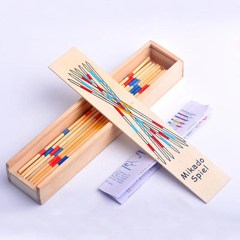 Kid Education Toys Wooden Traditional Mikado Spiel Children Early Educational Interaction Game Pick Up Sticks Game Party Toys
Kid Education Toys Wooden Traditional Mikado Spiel Children Early Educational Interaction Game Pick Up Sticks Game Party Toys
