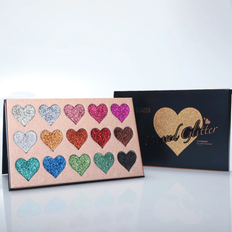 Beauty Glazed Makeup 15 Colors Pressed Heart Makeup Glitters Eyeshadow Palette Shimmer Pigment Eye Shadow Pallete Maquiagem
Beauty Glazed Makeup 15 Colors Pressed Heart Makeup Glitters Eyeshadow Palette Shimmer Pigment Eye Shadow Pallete Maquiagem