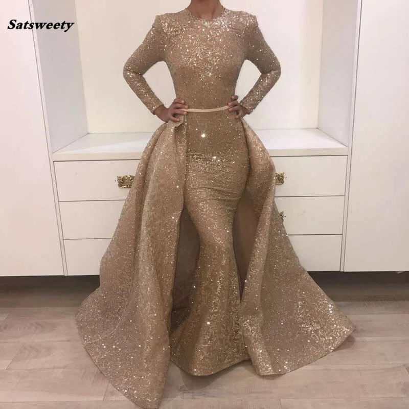 Yousef Aljasmi Long Sleeve Mother of the Bride Dresses 2019 Muslim Detachable Train Women Dubai Long Mermaid Prom Dress
Yousef Aljasmi Long Sleeve Mother of the Bride Dresses 2019 Muslim Detachable Train Women Dubai Long Mermaid Prom Dress