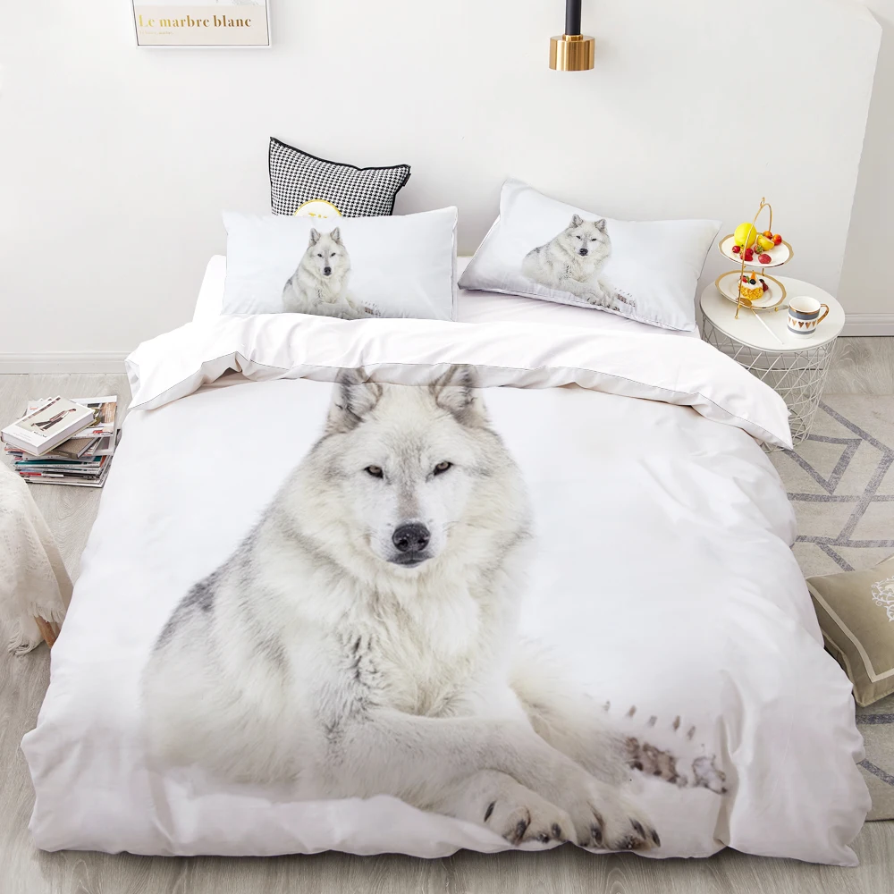 3D Print Bedding Set Custom,Duvet Cover Set King/Europe/USA,Comforter/Quilt/Blanket Cover Set,Animal White wolf Bedclothes
3D Print Bedding Set Custom,Duvet Cover Set King/Europe/USA,Comforter/Quilt/Blanket Cover Set,Animal White wolf Bedclothes