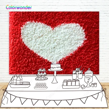 Photography Background White Heart with Red Wall Fluff Style 7x5ft for Baby Shower Backdrops for Wedding Party Photo Booth Prop
Photography Background White Heart with Red Wall Fluff Style 7x5ft for Baby Shower Backdrops for Wedding Party Photo Booth Prop