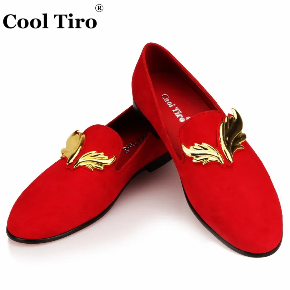 red moccasins mens