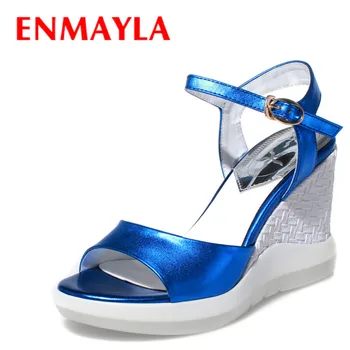 ENMAYLA Open Toe Wedges Platform Sandals Women High Heels Blue Red Shoes Woman Summer Dress Shoes Open Toe Strappy Sandals
ENMAYLA Open Toe Wedges Platform Sandals Women High Heels Blue Red Shoes Woman Summer Dress Shoes Open Toe Strappy Sandals