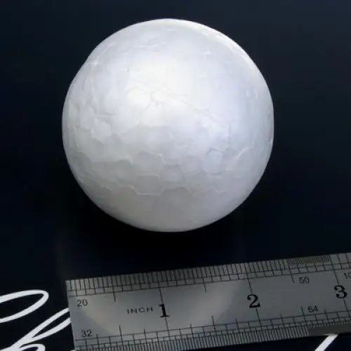 10 x 6cm White Modelling Craft Polystyrene Foam Ball Sphere Modelling Polystyrene Styrofoam Foam Ball New DIY Crafts Supplies
10 x 6cm White Modelling Craft Polystyrene Foam Ball Sphere Modelling Polystyrene Styrofoam Foam Ball New DIY Crafts Supplies