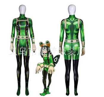 3D Printed Boku no Hero Academia Froppy Cosplay Costumes Pro Hero Tsuyu Asui My Hero Academia Zentai Suit, Only Bodysuit
3D Printed Boku no Hero Academia Froppy Cosplay Costumes Pro Hero Tsuyu Asui My Hero Academia Zentai Suit, Only Bodysuit