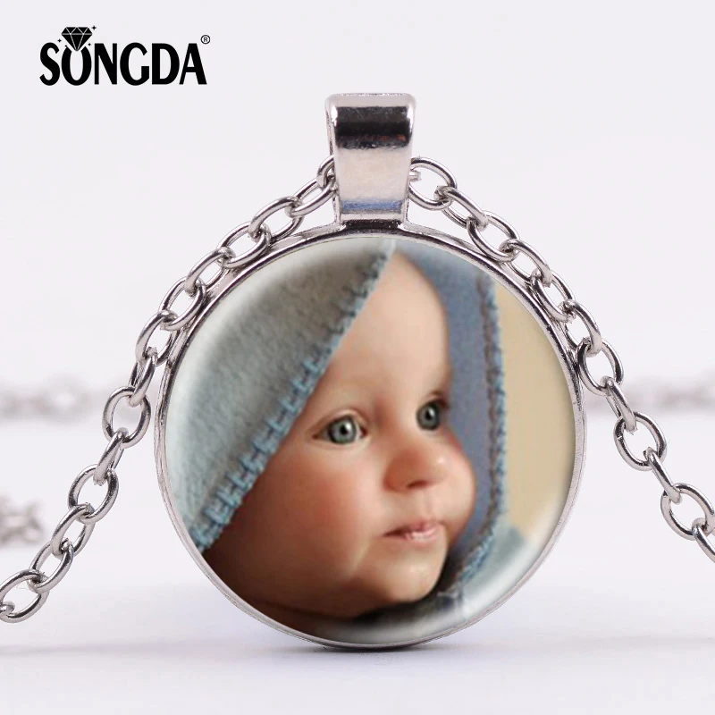SONGDA Minimalism Printed Text Picture Necklace Any Personalized Photo Glass Time Gem Round Pendant Long Necklace Custom Jewelry
SONGDA Minimalism Printed Text Picture Necklace Any Personalized Photo Glass Time Gem Round Pendant Long Necklace Custom Jewelry
