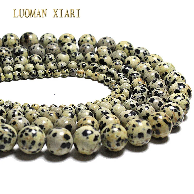 Wholesale Dalmation Jaspers Dot Stone Natural Stone Beads For Jewelry Making Diy Necklace Bracelet 4/6/8/10/12mm Strand 15''
Wholesale Dalmation Jaspers Dot Stone Natural Stone Beads For Jewelry Making Diy Necklace Bracelet 4/6/8/10/12mm Strand 15''