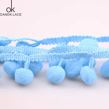 2 Yards Stained Ribbon Colorful Pom Pom Lace Trim Ball Fringe Lace Ribbon Knitting For Cloth or Bag DIY Sewing Accessories
2 Yards Stained Ribbon Colorful Pom Pom Lace Trim Ball Fringe Lace Ribbon Knitting For Cloth or Bag DIY Sewing Accessories