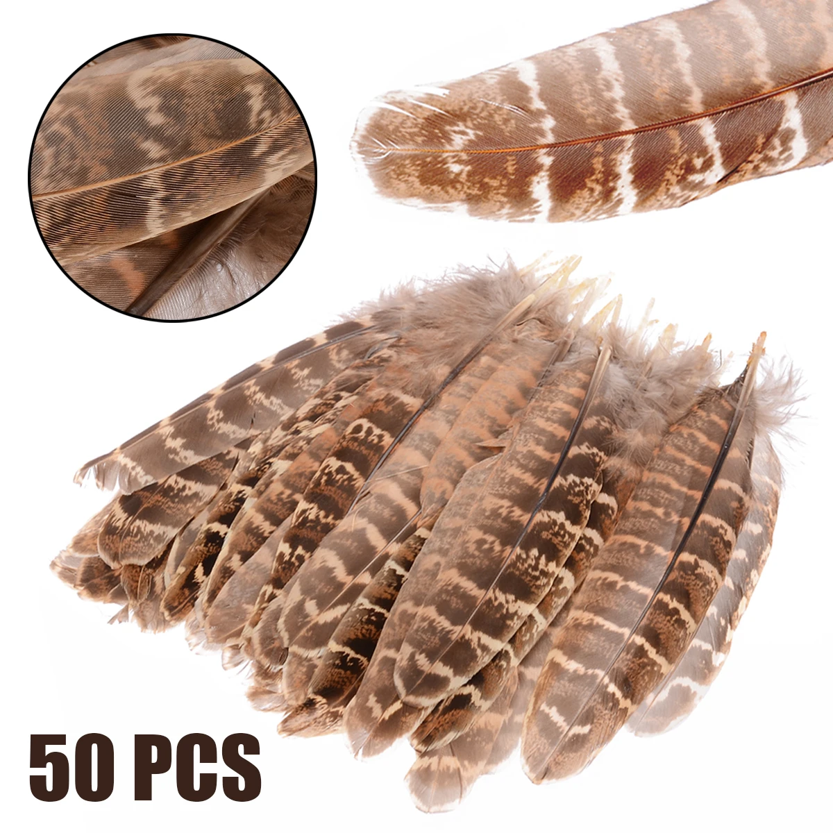 50pcs Natural Hen Pheasant Tail Feathers Decorating Accessories for DIY Wedding Party Millinery Craft 10-15cm
50pcs Natural Hen Pheasant Tail Feathers Decorating Accessories for DIY Wedding Party Millinery Craft 10-15cm