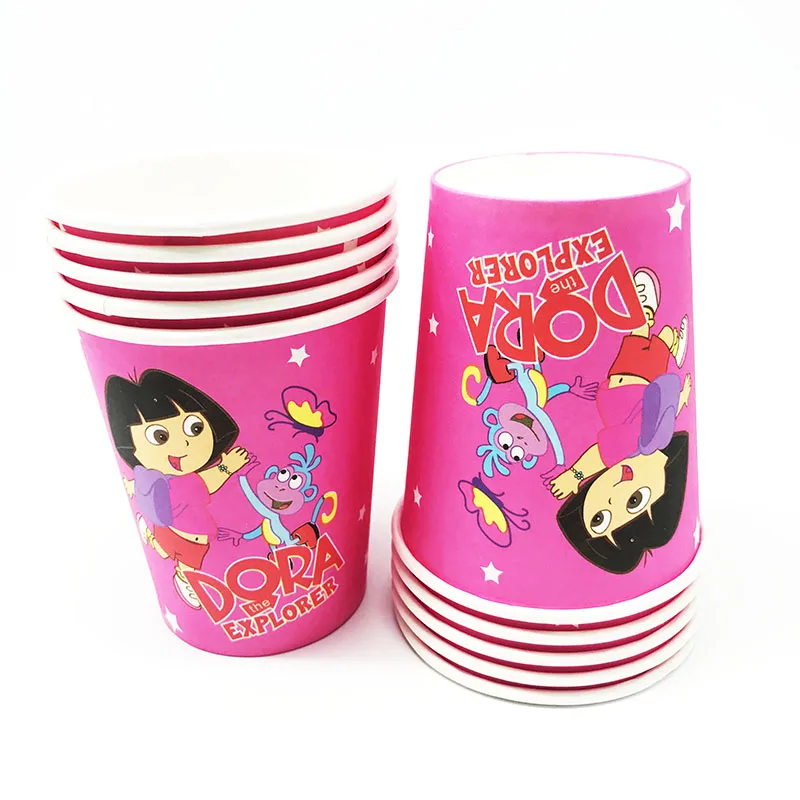 10pcs/pack Dora the Explorer theme disposable paper cups Dora the Explorer paper cups Dora theme birthday party decorations
10pcs/pack Dora the Explorer theme disposable paper cups Dora the Explorer paper cups Dora theme birthday party decorations