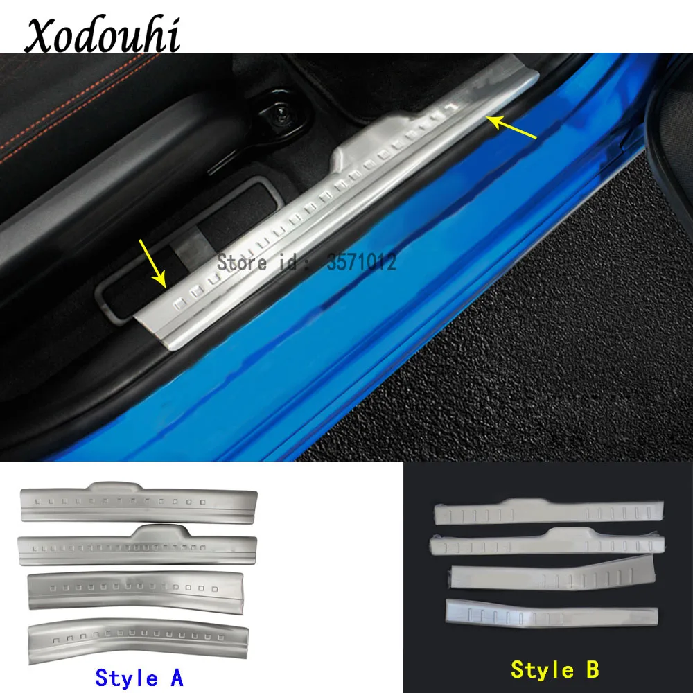For Honda Fit jazz 2014 2015 2016 2017 car cover Stainless Steel pedal Door sill scuff plate Cover inner Built threshold 4PCS
For Honda Fit jazz 2014 2015 2016 2017 car cover Stainless Steel pedal Door sill scuff plate Cover inner Built threshold 4PCS