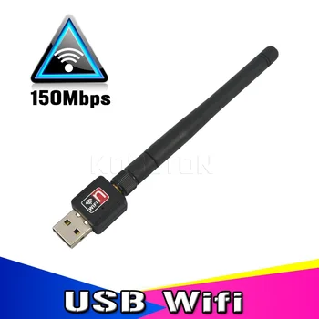 

1PCS USB wi-fi wi fi Wifi Router 150Mbps Wireless Adapter 150M Computer LAN Card 802.11n/g/b Antenna For Desktop Computer