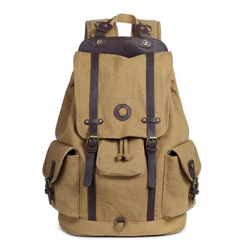 M161 Multifunction Vintage Leather Military Men Canvas Backpack School Bag Drawstring Backpack Women 2018 Bagpack Male Rucksack
M161 Multifunction Vintage Leather Military Men Canvas Backpack School Bag Drawstring Backpack Women 2018 Bagpack Male Rucksack