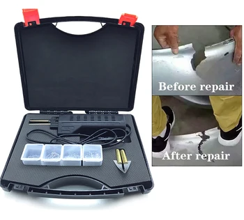 New handheld Hot Stapler Car Bumper Repair Plastic Welding Torch Fairing Auto Body Tool Welder Machine 0.6mm/0.8mm + 200 Staples
New handheld Hot Stapler Car Bumper Repair Plastic Welding Torch Fairing Auto Body Tool Welder Machine 0.6mm/0.8mm + 200 Staples