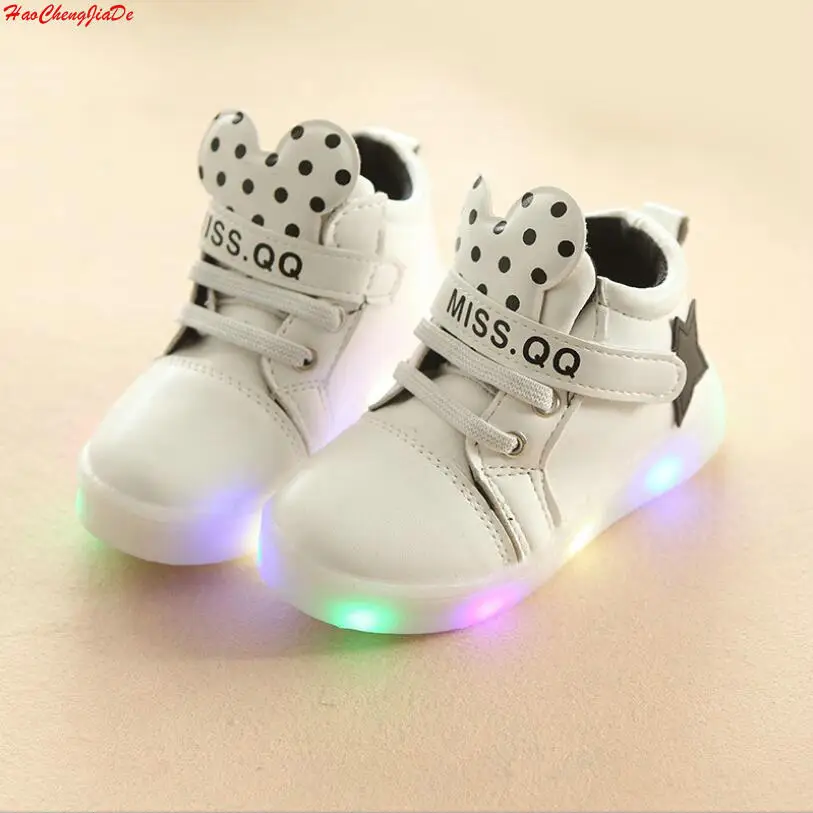 Girls LED lighted Sneakers Autumn Children Cartoon Boots For Girls Boys Kids Casual Shiny Stars Soft Shoes EU21-30
Girls LED lighted Sneakers Autumn Children Cartoon Boots For Girls Boys Kids Casual Shiny Stars Soft Shoes EU21-30