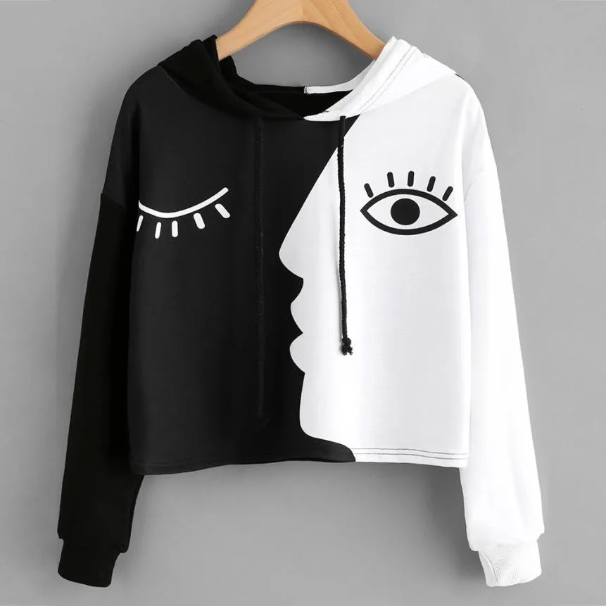 KANCOOLD hoodies lady's Tops Hooded sweatshirt for women Long Sleeve Crop Patchwork Blouse Pullover Tops female 2JULYT24
KANCOOLD hoodies lady's Tops Hooded sweatshirt for women Long Sleeve Crop Patchwork Blouse Pullover Tops female 2JULYT24