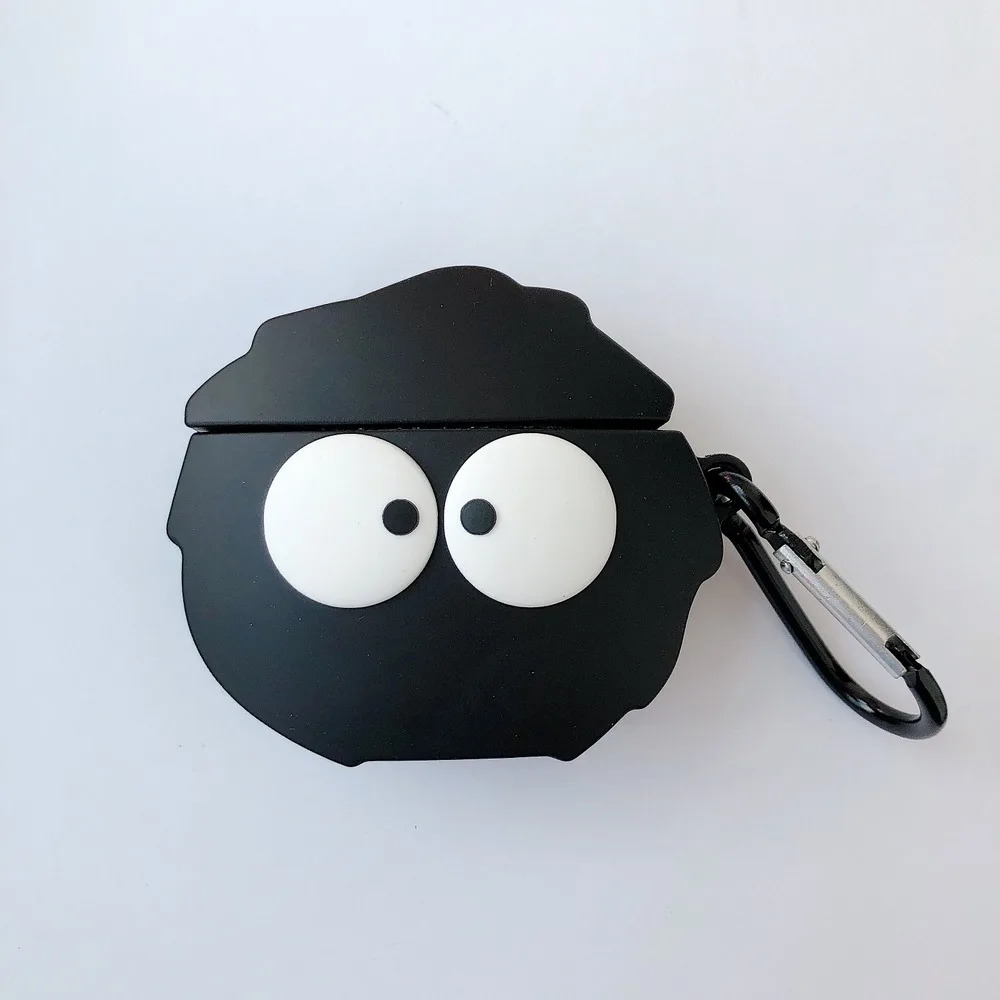 for AirPods 2 Bluetooth Wireless Earphone Case Cartoon Coal ball Cover for Apple AirPods Headphone Charging Box Cases with Hook
for AirPods 2 Bluetooth Wireless Earphone Case Cartoon Coal ball Cover for Apple AirPods Headphone Charging Box Cases with Hook