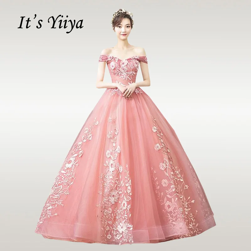 It's YiiYa Wedding Dress Appliques Flowers Beading Colorful Wedding Dresses Off Shoulder Party Gowns Long Vestido de novia CH001
It's YiiYa Wedding Dress Appliques Flowers Beading Colorful Wedding Dresses Off Shoulder Party Gowns Long Vestido de novia CH001