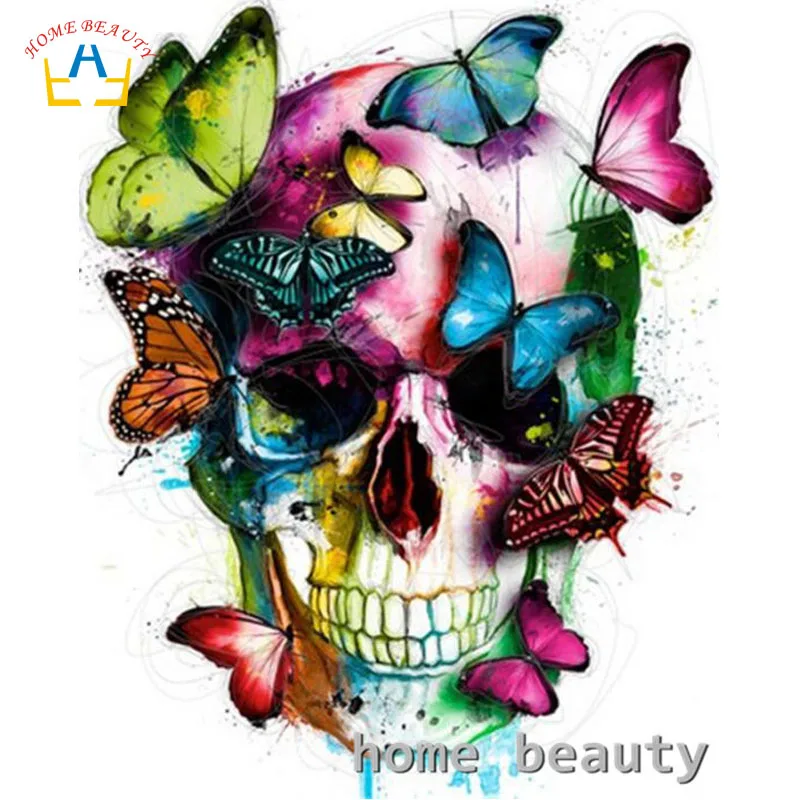 HOME BEAUTY coloring by numbers hand painted modular skull butterfly picture for drawing by number on canvas art home decor Y121
HOME BEAUTY coloring by numbers hand painted modular skull butterfly picture for drawing by number on canvas art home decor Y121