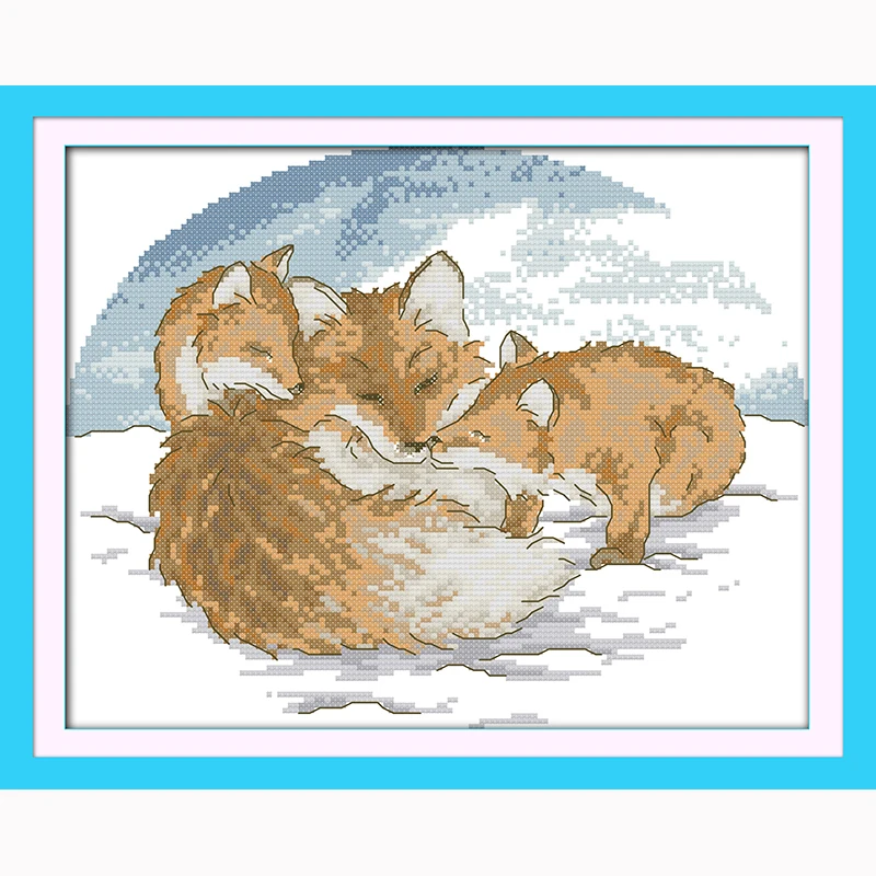 Snow fox Counted Cross Stitch DMC Cotton Cross Stitch Set DIY Handmade Cross Stitch Kits Embroidery Needlework animal home decor
Snow fox Counted Cross Stitch DMC Cotton Cross Stitch Set DIY Handmade Cross Stitch Kits Embroidery Needlework animal home decor