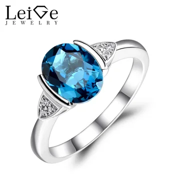 Leige Jewelry London Blue Topaz Ring Engagement Promise Rings for Her 925 Sterling Silver Fine Jewelry Oval Blue Gemstone
Leige Jewelry London Blue Topaz Ring Engagement Promise Rings for Her 925 Sterling Silver Fine Jewelry Oval Blue Gemstone