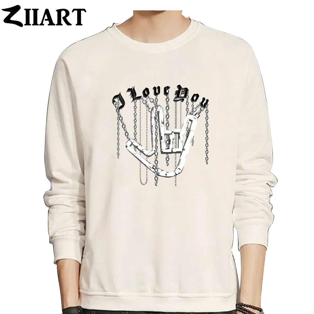 ZIIART chain Gothic i love you hand gesture heavy metal rock couple clothes boys man male fleece Sweatshirt
ZIIART chain Gothic i love you hand gesture heavy metal rock couple clothes boys man male fleece Sweatshirt