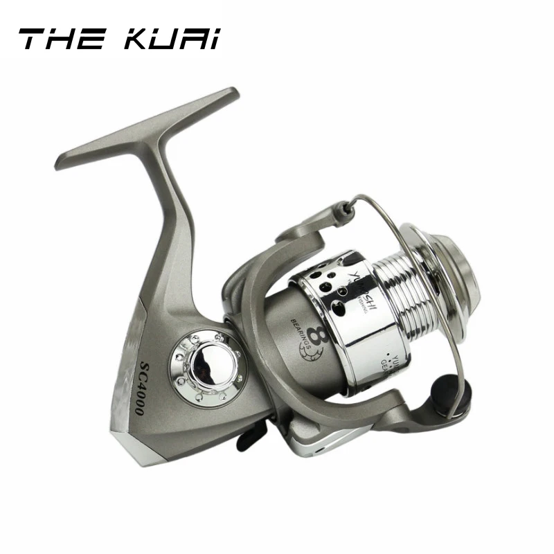 THEKUAI Wheels Fish Spinning Fishing Reel 5.5:1 8BB 1000-7000 Series Spinning Wheel Type Sea Rock Lure Fishing Reels Pesca Peche
THEKUAI Wheels Fish Spinning Fishing Reel 5.5:1 8BB 1000-7000 Series Spinning Wheel Type Sea Rock Lure Fishing Reels Pesca Peche