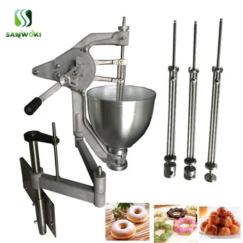 Stainless steel Manual Donut machine Doughnut makers Ophelia Botti machine Dragon Ball making machine with 3 moulds
Stainless steel Manual Donut machine Doughnut makers Ophelia Botti machine Dragon Ball making machine with 3 moulds