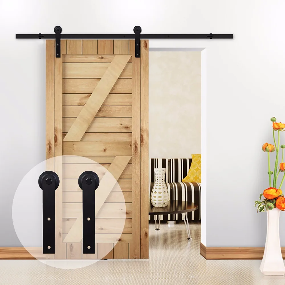 LWZH American Style 11FT/12.6FT Sliding Wood Barn Door Carton Steel Hardware Kit Black I Shaped Hangers Rollers for Single Door
LWZH American Style 11FT/12.6FT Sliding Wood Barn Door Carton Steel Hardware Kit Black I Shaped Hangers Rollers for Single Door