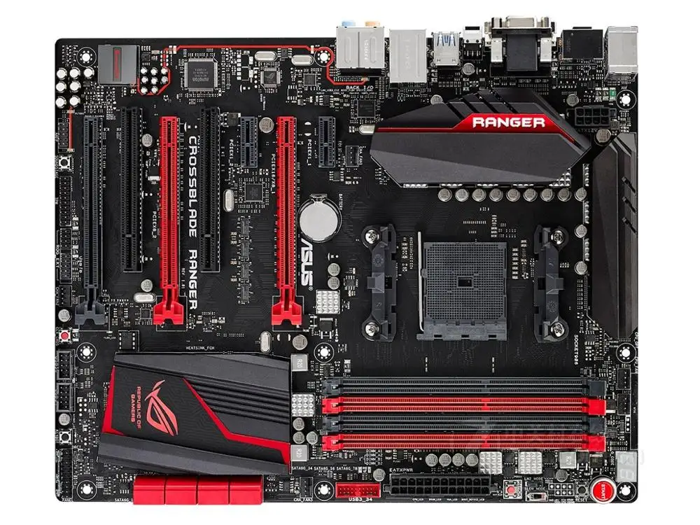 Asus CROSSBLADE RANGER Desktop Motherboard AMD A88X Socket FM2/FM2+ DDR3 64GB SATA3 USB3.0 HDMI DVI ATX Original Used Mainboard