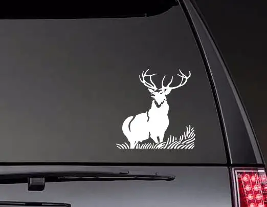 Buck In Tall Grass Stickers Window Decal Pattern Art Car Body Waterproof Removable Cartoon ZP0538 | Автомобили и мотоциклы