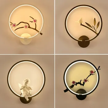 New wall lights Modern minimalist living room LED wall lamp Chinese style creative warm bedroom bedside wall lamp round shape
New wall lights Modern minimalist living room LED wall lamp Chinese style creative warm bedroom bedside wall lamp round shape
