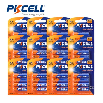 48Pcs/12Card PKCELL 1.5V E91 AM3 MN1500 LR6 AA Alkaline Batteries For electric toys camera flash razors
48Pcs/12Card PKCELL 1.5V E91 AM3 MN1500 LR6 AA Alkaline Batteries For electric toys camera flash razors