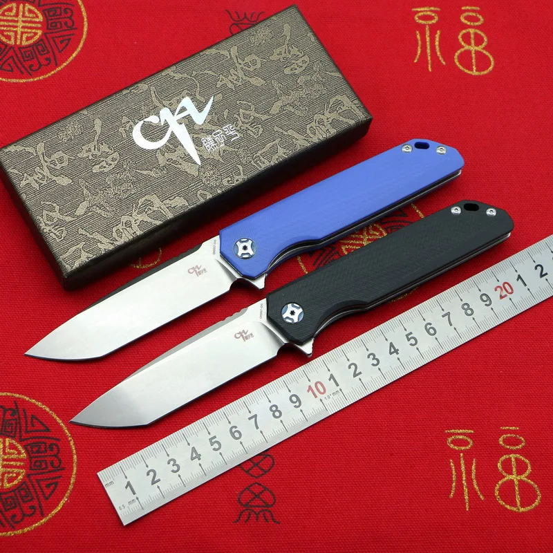 CH CH3507G10 Flipper folding knife D2 blade ball bearing G10 + steel handle outdoor camping fruit knife EDC tool
CH CH3507G10 Flipper folding knife D2 blade ball bearing G10 + steel handle outdoor camping fruit knife EDC tool