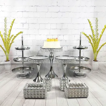 9-11pcs/ set Silver Crystal cake stand set Electroplating gold mirror face fondant cupcake sweet table candy bar decoration
9-11pcs/ set Silver Crystal cake stand set Electroplating gold mirror face fondant cupcake sweet table candy bar decoration
