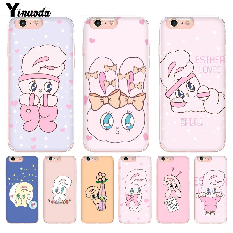 Yinuoda Pink Korean chuu esther kim rabbit Cute Phone Accessories Case for Apple iPhone 8 7 6 6S Plus X 5 5S SE XR XS XS MAX
Yinuoda Pink Korean chuu esther kim rabbit Cute Phone Accessories Case for Apple iPhone 8 7 6 6S Plus X 5 5S SE XR XS XS MAX