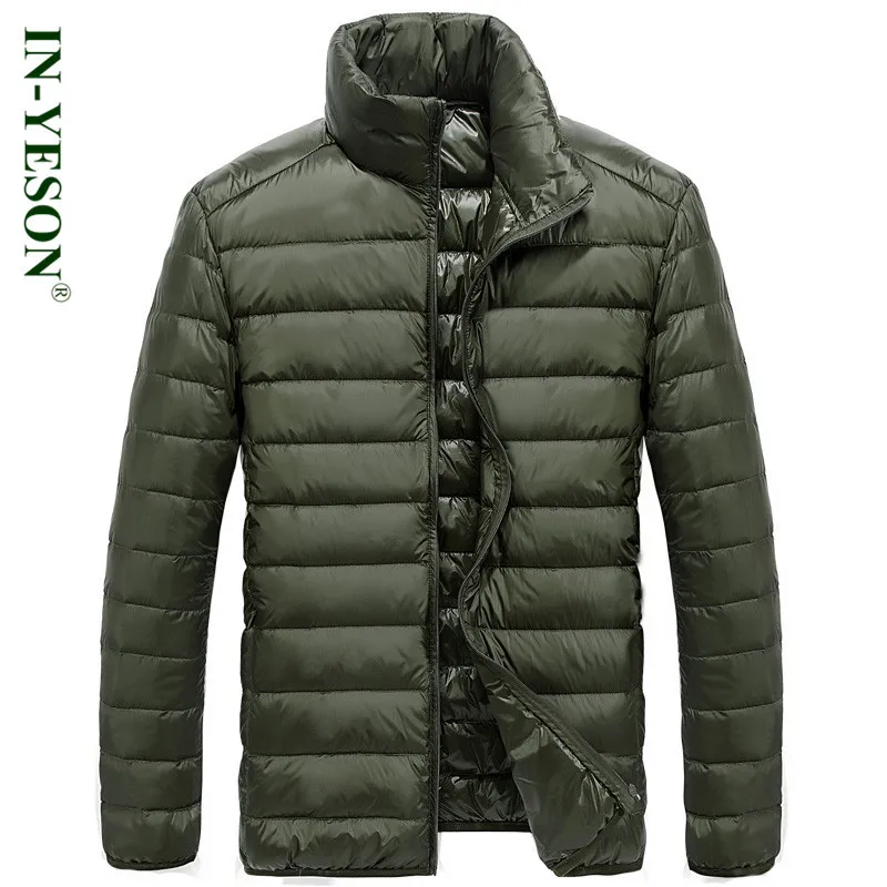 IN-YESON Brand Ultra Light Duck Down Coat Men Fashion Simple Design Stand Collar Autumn Winter White Down Jacket Men Parkas Big
IN-YESON Brand Ultra Light Duck Down Coat Men Fashion Simple Design Stand Collar Autumn Winter White Down Jacket Men Parkas Big